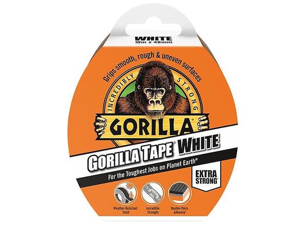 Gorilla Tape White 10m x 48mm