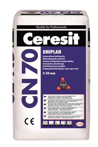 Ceresit CN70 Itsesiliävä lattiatasoite 25kg